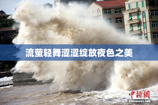 流萤轻舞涩涩绽放夜色之美