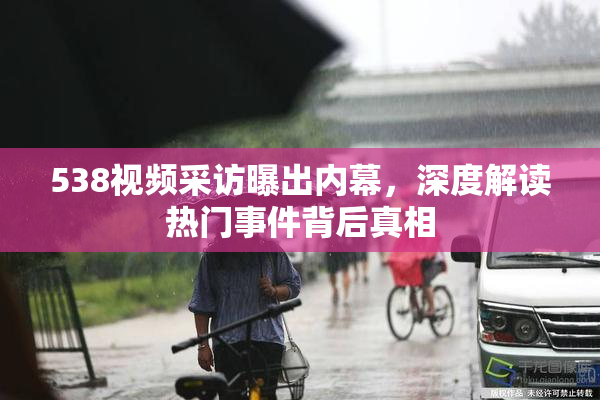 538视频采访曝出内幕，深度解读热门事件背后真相