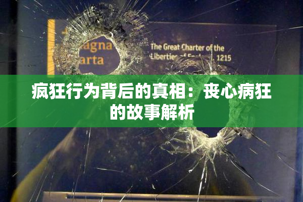 疯狂行为背后的真相：丧心病狂的故事解析