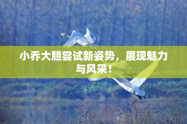 小乔大胆尝试新姿势，展现魅力与风采！
