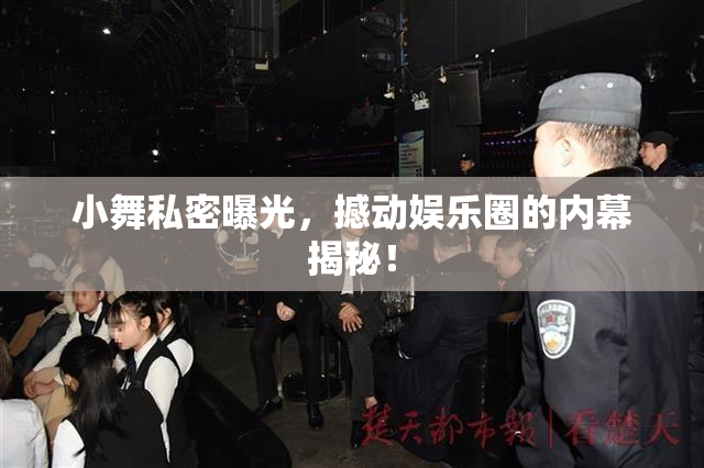 小舞私密曝光，撼动娱乐圈的内幕揭秘！