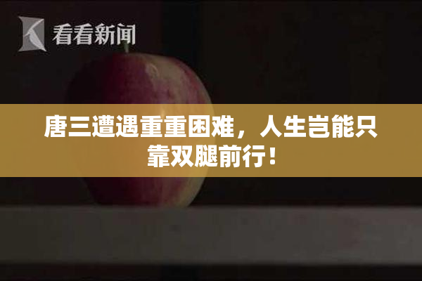 唐三遭遇重重困难，人生岂能只靠双腿前行！