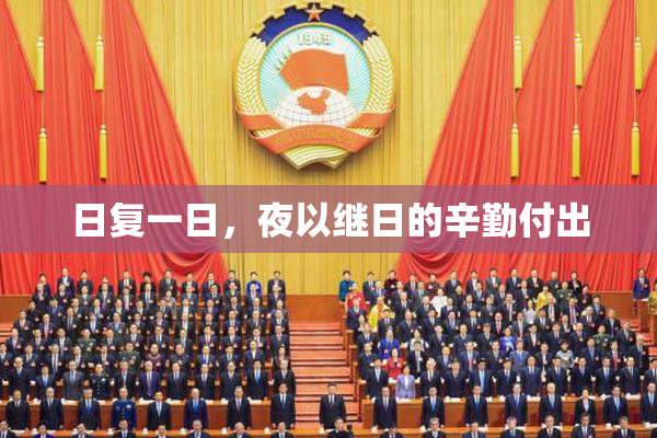 日复一日，夜以继日的辛勤付出