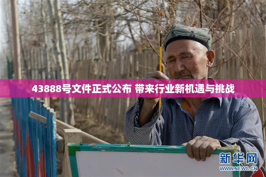 43888号文件正式公布 带来行业新机遇与挑战