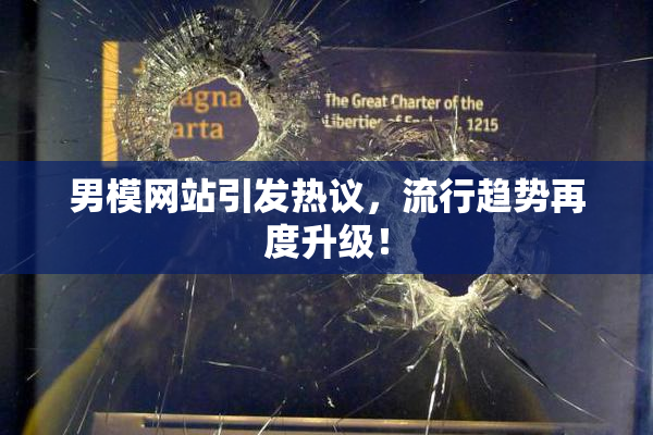 男模网站引发热议，流行趋势再度升级！