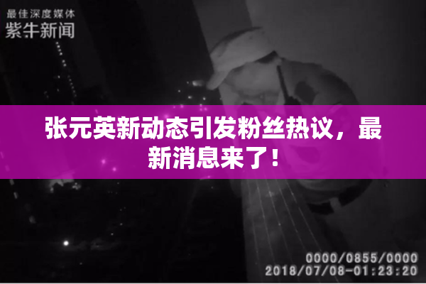 张元英新动态引发粉丝热议，最新消息来了！