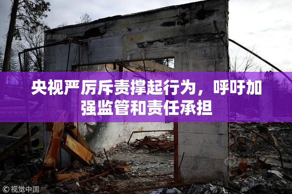 央视严厉斥责撑起行为，呼吁加强监管和责任承担