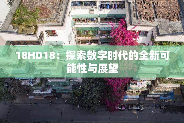 18HD18：探索数字时代的全新可能性与展望