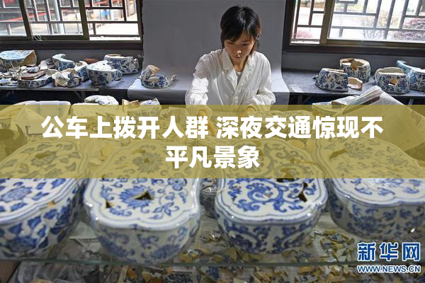 公车上拨开人群 深夜交通惊现不平凡景象