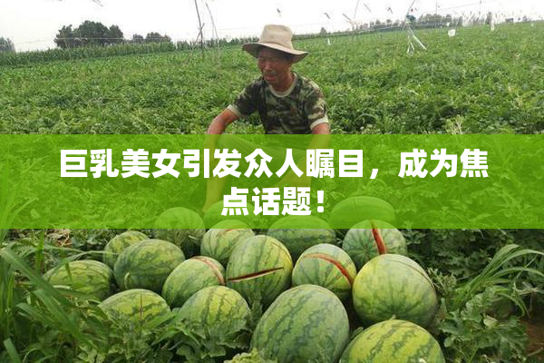 巨乳美女引发众人瞩目，成为焦点话题！