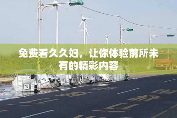 免费看久久妇，让你体验前所未有的精彩内容