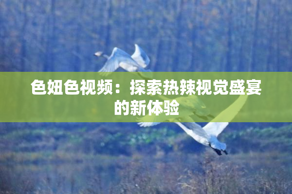 色妞色视频：探索热辣视觉盛宴的新体验