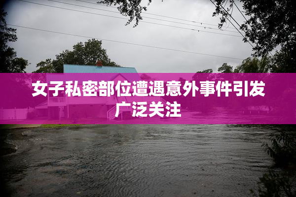 女子私密部位遭遇意外事件引发广泛关注