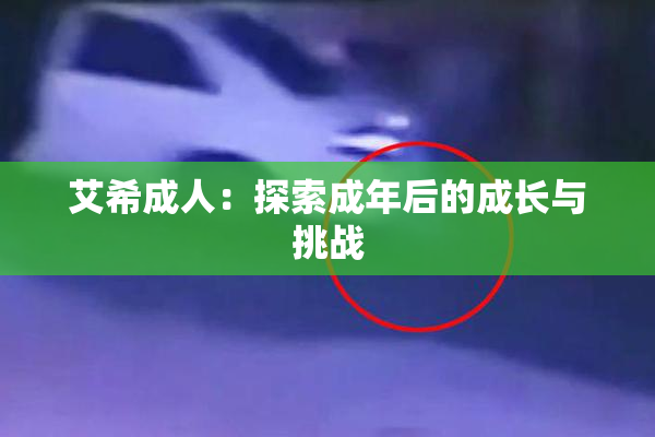 艾希成人：探索成年后的成长与挑战