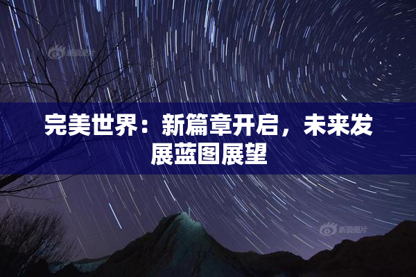 完美世界：新篇章开启，未来发展蓝图展望