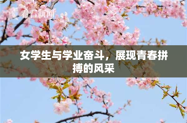 女学生与学业奋斗，展现青春拼搏的风采