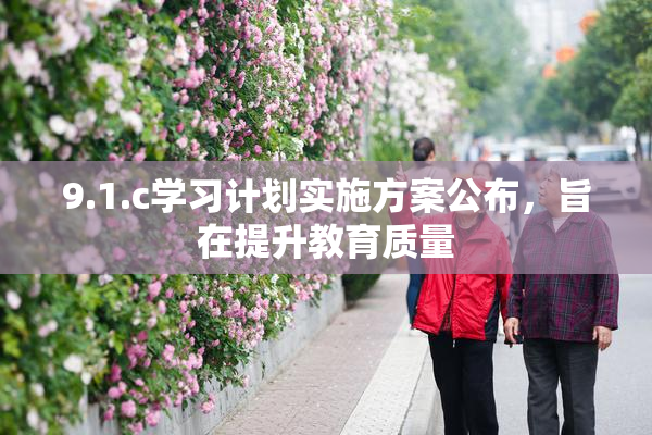 9.1.c学习计划实施方案公布，旨在提升教育质量