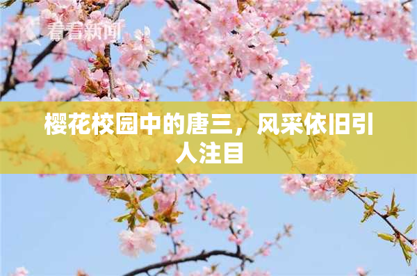 樱花校园中的唐三，风采依旧引人注目
