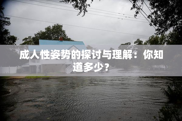 成人性姿势的探讨与理解：你知道多少？