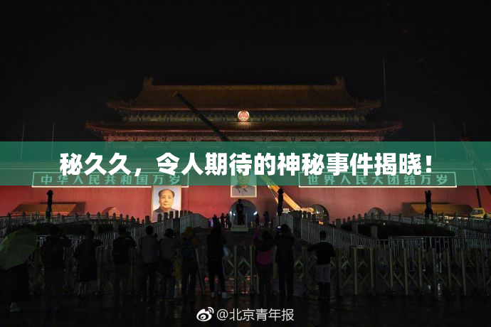 秘久久，令人期待的神秘事件揭晓！
