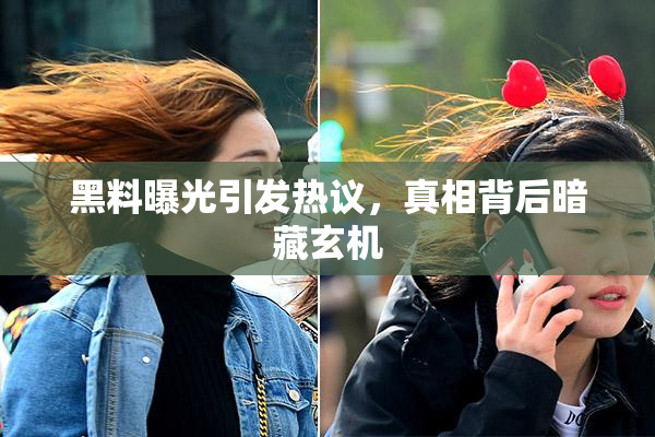 黑料曝光引发热议，真相背后暗藏玄机