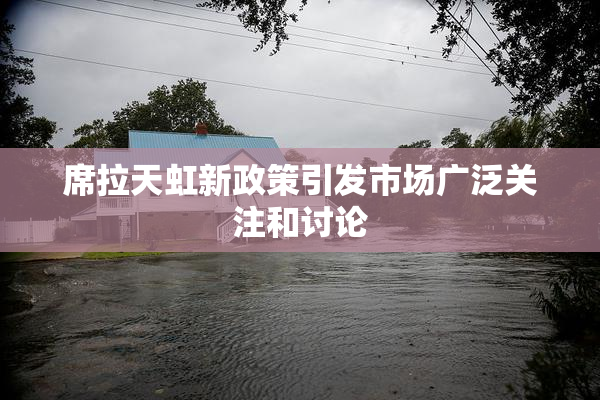 席拉天虹新政策引发市场广泛关注和讨论