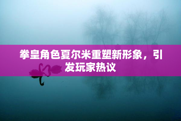 拳皇角色夏尔米重塑新形象，引发玩家热议