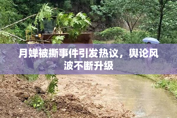 月婵被撕事件引发热议，舆论风波不断升级