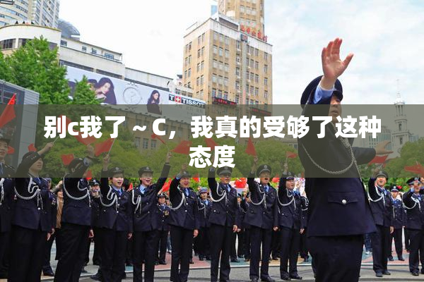 别c我了～C，我真的受够了这种态度