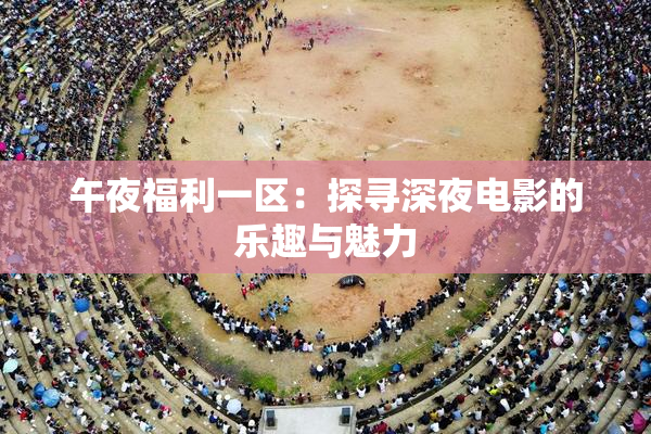 午夜福利一区：探寻深夜电影的乐趣与魅力
