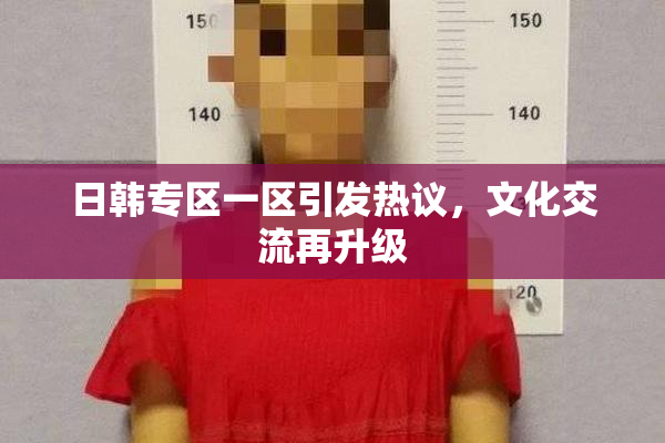日韩专区一区引发热议，文化交流再升级