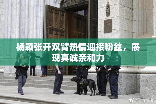 杨颖张开双臂热情迎接粉丝，展现真诚亲和力