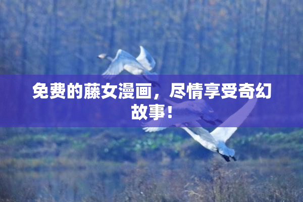 免费的藤女漫画，尽情享受奇幻故事！