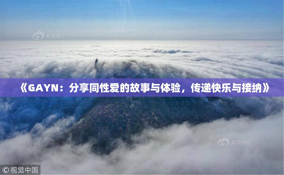 《GAYN：分享同性爱的故事与体验，传递快乐与接纳》