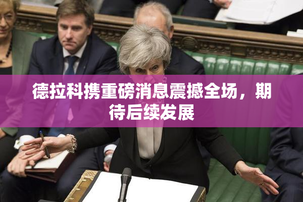 德拉科携重磅消息震撼全场，期待后续发展