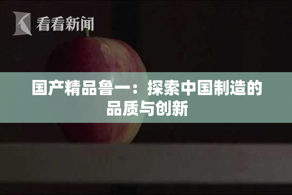 国产精品鲁一：探索中国制造的品质与创新