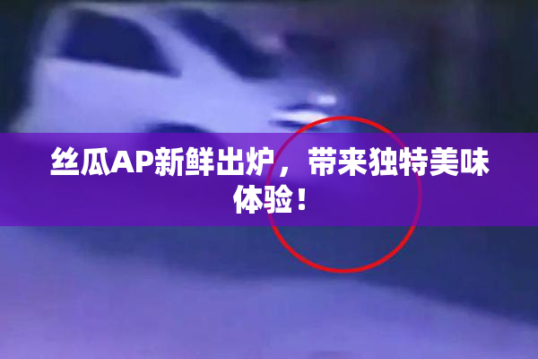 丝瓜AP新鲜出炉，带来独特美味体验！
