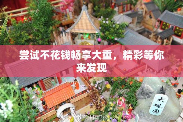 尝试不花钱畅享大重，精彩等你来发现
