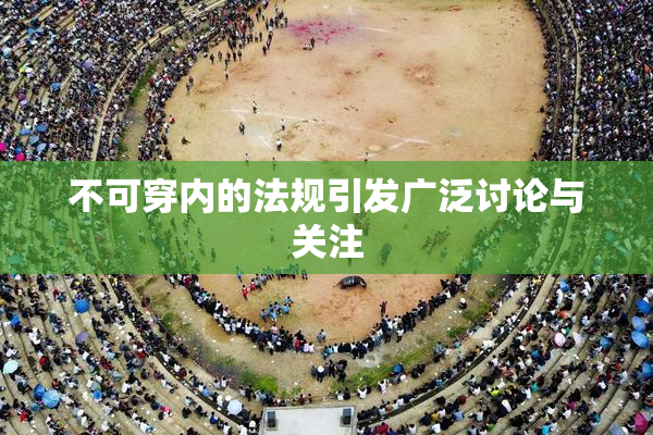 不可穿内的法规引发广泛讨论与关注