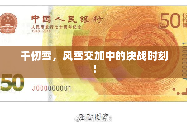 千仞雪，风雪交加中的决战时刻！