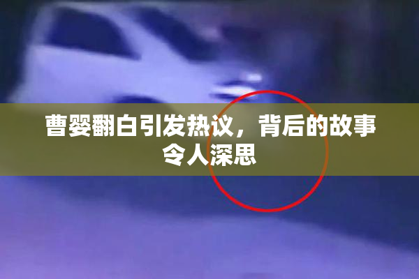 曹婴翻白引发热议，背后的故事令人深思