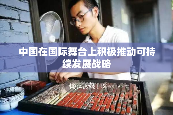 中国在国际舞台上积极推动可持续发展战略
