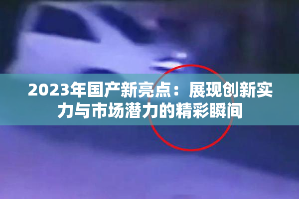2023年国产新亮点：展现创新实力与市场潜力的精彩瞬间