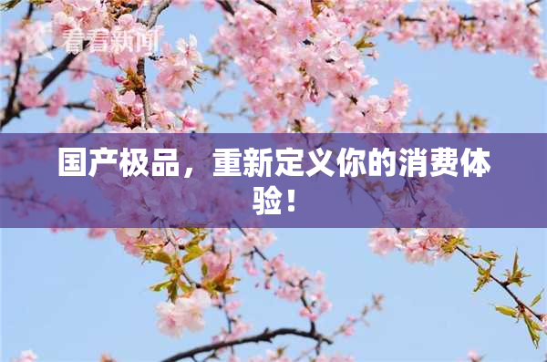 国产极品，重新定义你的消费体验！