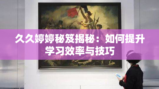 久久婷婷秘笈揭秘：如何提升学习效率与技巧