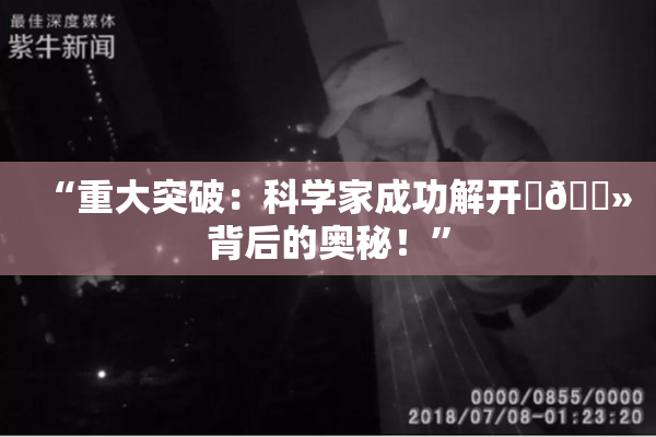 “重大突破：科学家成功解开‌🐻背后的奥秘！”