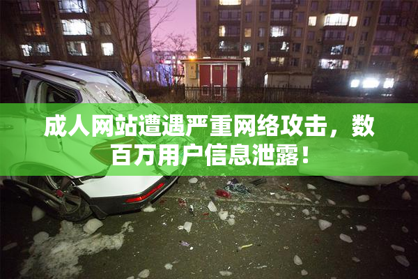 成人网站遭遇严重网络攻击，数百万用户信息泄露！