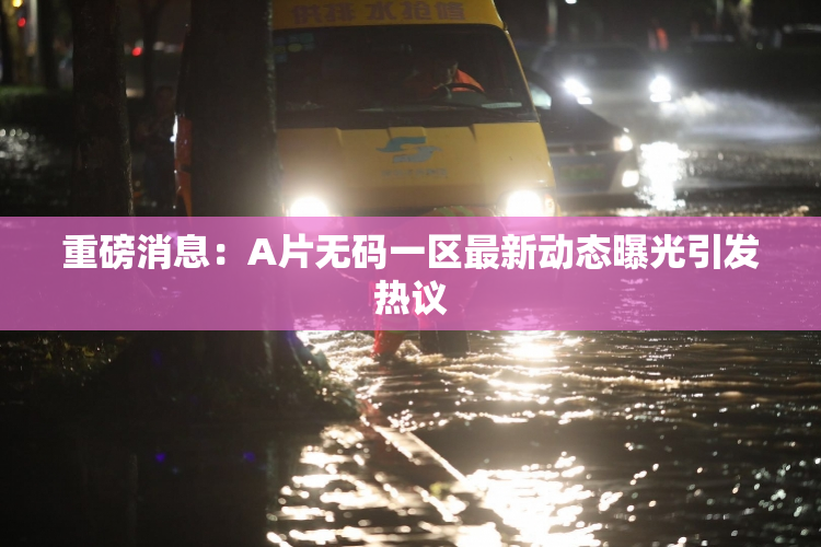 重磅消息：A片无码一区最新动态曝光引发热议