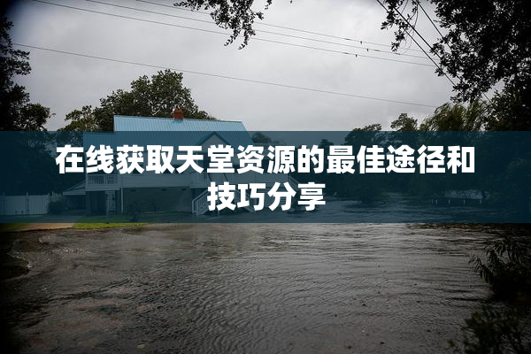 在线获取天堂资源的最佳途径和技巧分享
