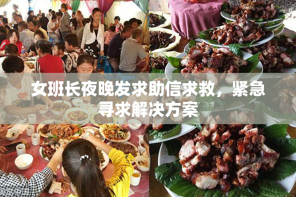女班长夜晚发求助信求救，紧急寻求解决方案